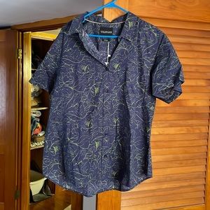 Wildfang Short Sleeve Button Up Brand new with tags Size XXL